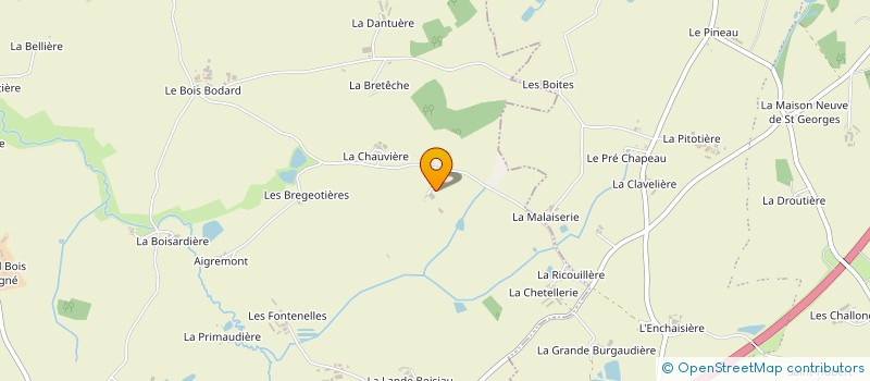 localisation de l'entreprise GROUPEMENT AGRICOLE D'EXPLOITATION EN COMMUN DES CHENES à BEAUPREAU-EN-MAUGES