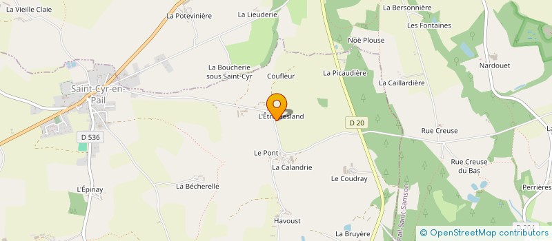 localisation de l'entreprise GROUPEMENT AGRICOLE D'EXPLOITATION EN COMMUN DES CLAIRVENTES à PRE-EN-PAIL-SAINT-SAMSON