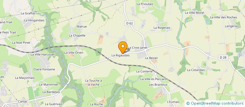 localisation de l'entreprise GROUPEMENT AGRICOLE D'EXPLOITATION EN COMMUN DES COQUELICOTS à PLUDUNO