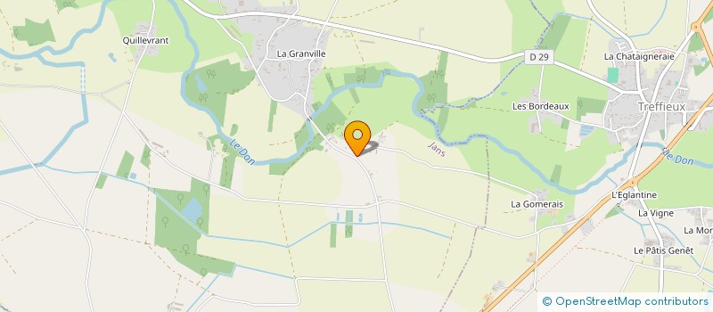 localisation de l'entreprise GROUPEMENT AGRICOLE D'EXPLOITATION EN COMMUN DES CORMIERS à LA GRIGONNAIS