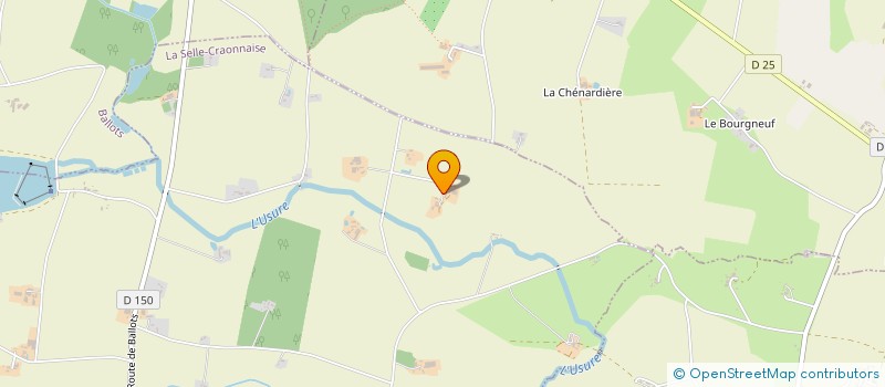 localisation de l'entreprise GROUPEMENT AGRICOLE D'EXPLOITATION EN COMMUN DES EPINEUSES à SELLE-CRAONNAISE (LA)