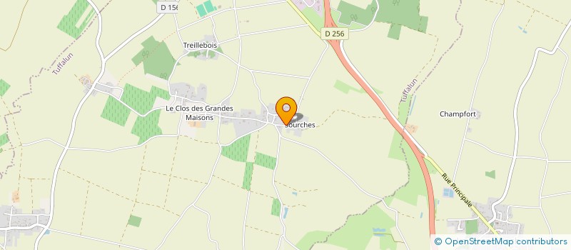 localisation de l'entreprise GROUPEMENT AGRICOLE D'EXPLOITATION EN COMMUN DES GRAND MAISONS à TUFFALUN