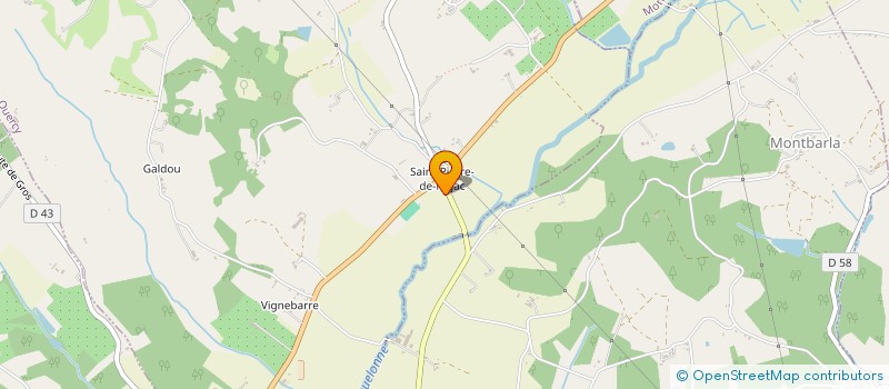 localisation de l'entreprise GROUPEMENT AGRICOLE D'EXPLOITATION EN COMMUN DES GRANDS CHENES  TOUFFAILLES