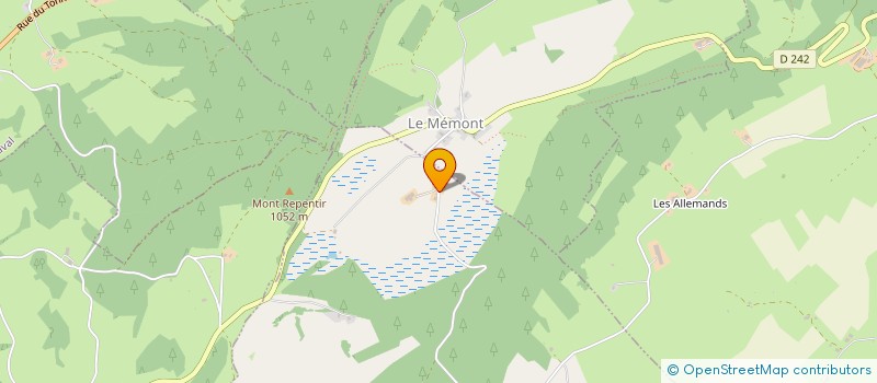 localisation de l'entreprise GROUPEMENT AGRICOLE D'EXPLOITATION EN COMMUN DES HIRONDELLES à LE BIZOT