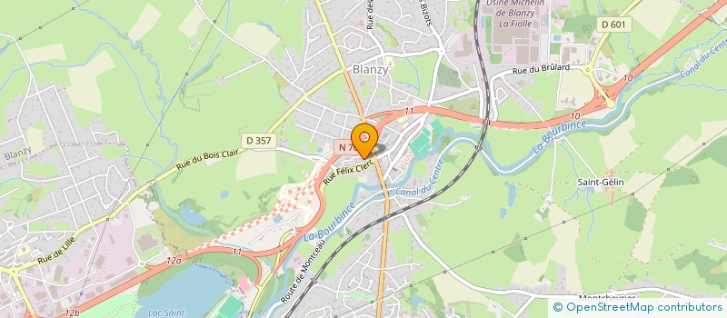 localisation de l'entreprise GROUPEMENT AGRICOLE D'EXPLOITATION EN COMMUN DES JUSTICES à BLANZY