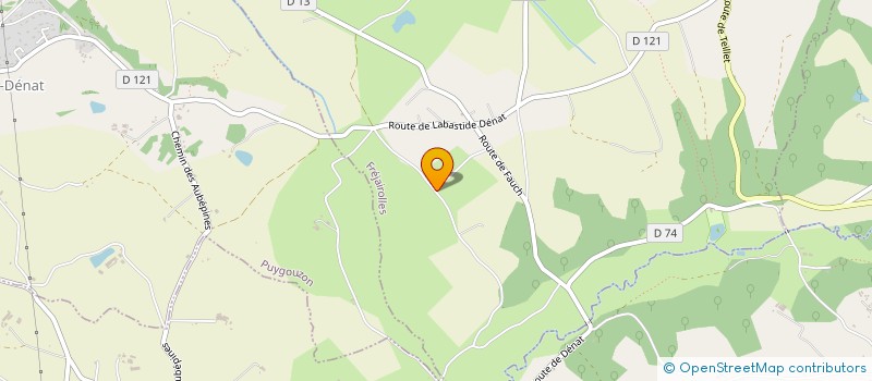 localisation de l'entreprise GROUPEMENT AGRICOLE D'EXPLOITATION EN COMMUN DES POUZAQUES  FREJAIROLLES