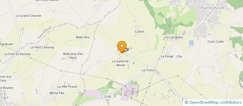 localisation de l'entreprise GROUPEMENT AGRICOLE D'EXPLOITATION EN COMMUN DES SOURCES à PLAINE-HAUTE