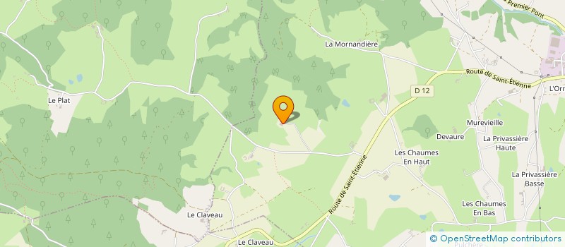 localisation de l'entreprise GROUPEMENT AGRICOLE D'EXPLOITATION EN COMMUN DES TREFLES à CHAZELLES-SUR-LYON
