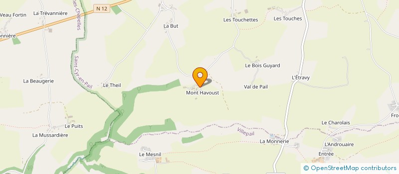 localisation de l'entreprise GROUPEMENT AGRICOLE D EXPLOITATION EN COMMUN DESILLIERE  SAINT-CYR-EN-PAIL