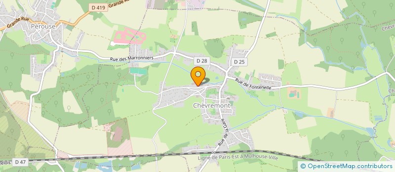 localisation de l'entreprise GROUPEMENT AGRICOLE D'EXPLOITATION EN COMMUN DEVANTOY  CHEVREMONT
