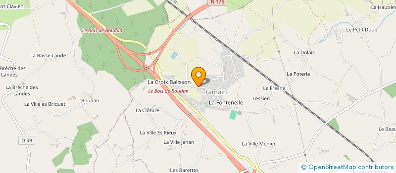 localisation de l'entreprise GROUPEMENT AGRICOLE D'EXPLOITATION EN COMMUN DU BAS BOURG à TRAMAIN