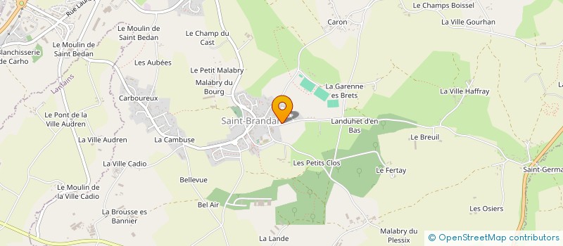 localisation de l'entreprise GROUPEMENT AGRICOLE D'EXPLOITATION EN COMMUN DU BOIS ROUSSEL à LE FOEIL