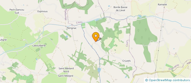 localisation de l'entreprise GROUPEMENT AGRICOLE D'EXPLOITATION EN COMMUN DU CANTERANNE  COURS