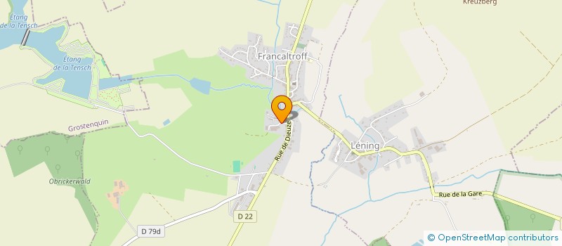 localisation de l'entreprise GROUPEMENT AGRICOLE D'EXPLOITATION EN COMMUN DU CHATEAU  FRANCALTROFF