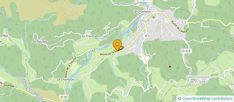 localisation de l'entreprise GROUPEMENT AGRICOLE D EXPLOITATION EN COMMUN DU COCHON A BEC  JAUJAC