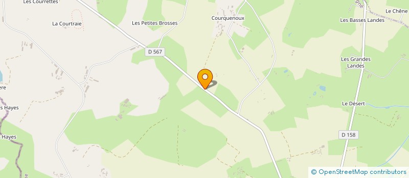 localisation de l'entreprise GROUPEMENT AGRICOLE D EXPLOITATION EN COMMUN DU DOMAINE LEROYER à SAINT-HILAIRE-DU-MAINE