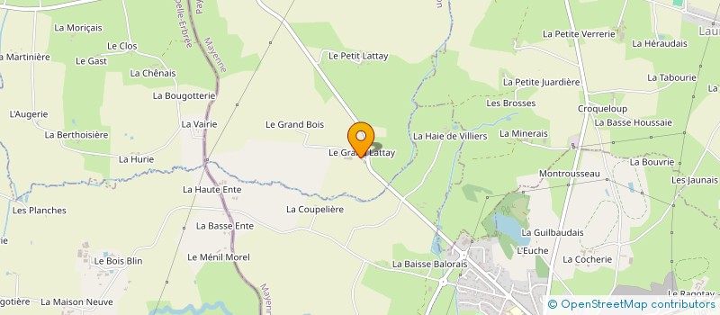 localisation de l'entreprise GROUPEMENT AGRICOLE D EXPLOITATION EN COMMUN DU GRAND LATTAY à BOURGON