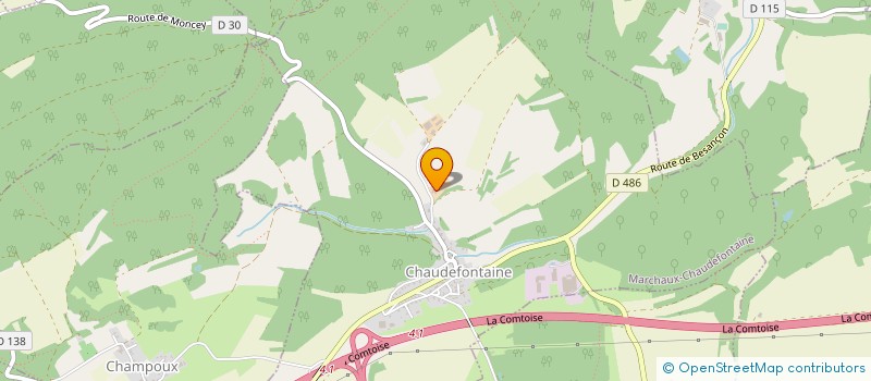 localisation de l'entreprise GROUPEMENT AGRICOLE D'EXPLOITATION EN COMMUN DU HETRE à MARCHAUX-CHAUDEFONTAINE
