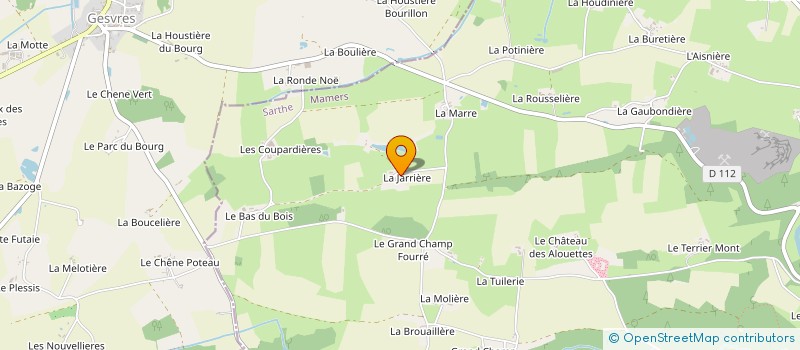 localisation de l'entreprise GROUPEMENT AGRICOLE D EXPLOITATION EN COMMUN DU MANOIR à MONTREUIL LE CHETIF