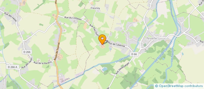 localisation de l'entreprise GROUPEMENT AGRICOLE D'EXPLOITATION EN COMMUN DU MONT DU PROY à NIVELLE