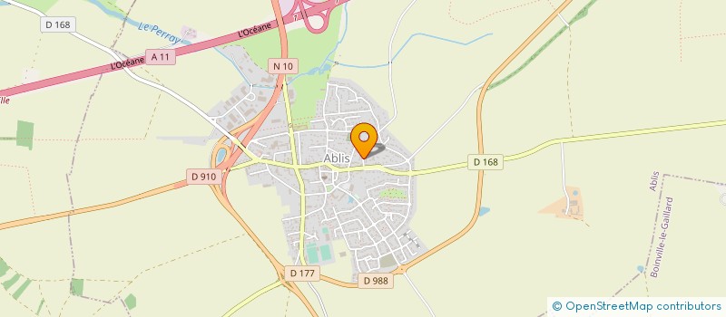 localisation de l'entreprise GROUPEMENT AGRICOLE D'EXPLOITATION EN COMMUN DU PLESSIS DOUAVILLE  PARAY-DOUAVILLE