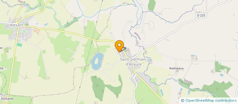localisation de l'entreprise GROUPEMENT AGRICOLE D EXPLOITATION EN COMMUN DU POMMIER à LA BACONNIERE
