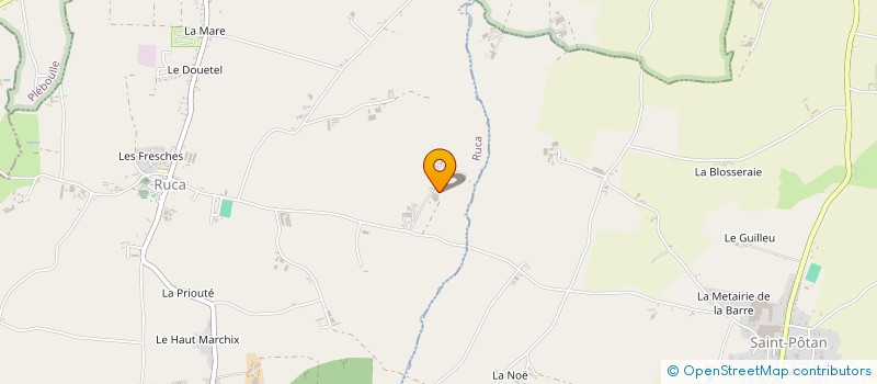 localisation de l'entreprise GROUPEMENT AGRICOLE D'EXPLOITATION EN COMMUN DU PRE DE LA GRANGE à RUCA
