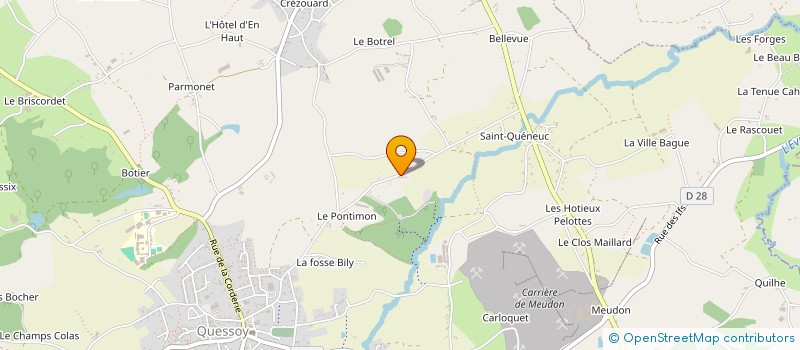 localisation de l'entreprise GROUPEMENT AGRICOLE D'EXPLOITATION EN COMMUN DU PRE NEUF à YFFINIAC
