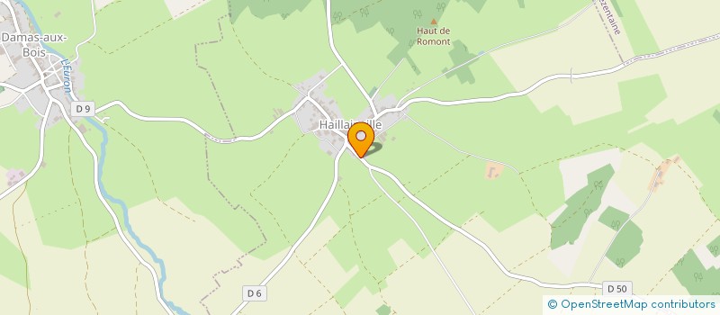 localisation de l'entreprise GROUPEMENT AGRICOLE D'EXPLOITATION EN COMMUN DU PRINTEMPS FLEURI  HAILLAINVILLE