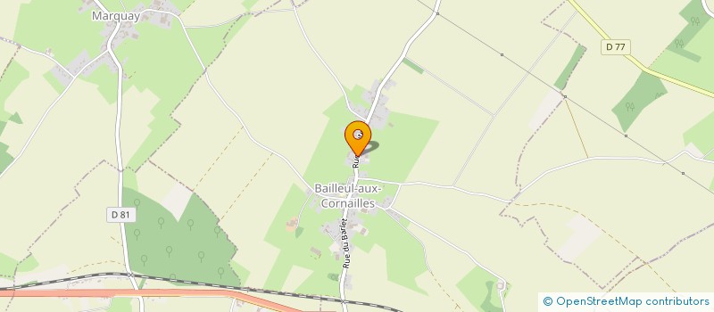 localisation de l'entreprise GROUPEMENT AGRICOLE D'EXPLOITATION EN COMMUN DU RANSART  FREVILLERS