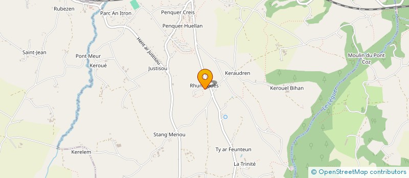 localisation de l'entreprise GROUPEMENT AGRICOLE D'EXPLOITATION EN COMMUN DU RHUN à LE VIEUX-MARCHE