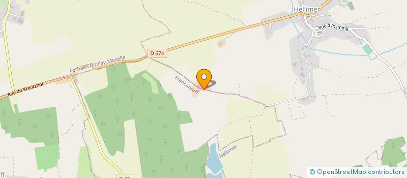 localisation de l'entreprise GROUPEMENT AGRICOLE D'EXPLOITATION EN COMMUN DU ROTHOF  HELLIMER