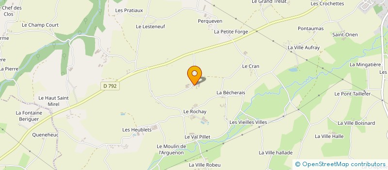 localisation de l'entreprise GROUPEMENT AGRICOLE D'EXPLOITATION EN COMMUN DU TERTRE VALENCE à PLENEE-JUGON