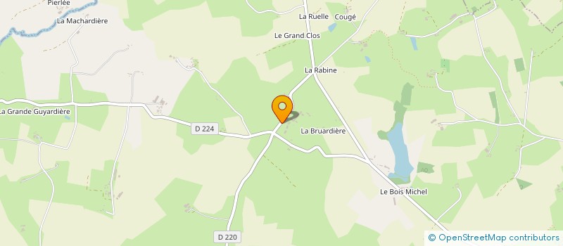 localisation de l'entreprise GROUPEMENT AGRICOLE D EXPLOITATION EN COMMUN DUBOIS à SAINT-DENIS-DE-GASTINES