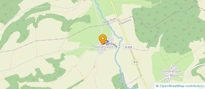 localisation de l'entreprise GROUPEMENT AGRICOLE D'EXPLOITATION EN COMMUN FERME DES GOURMANDISES à DAILLANCOURT