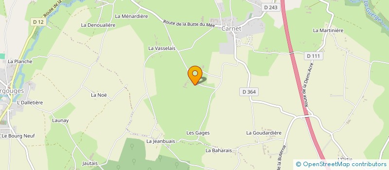 localisation de l'entreprise GROUPEMENT AGRICOLE D'EXPLOITATION EN COMMUN FONTAINELOUP à SAINT-JAMES