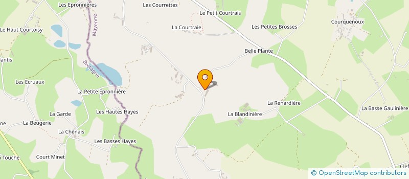 localisation de l'entreprise GROUPEMENT AGRICOLE D EXPLOITATION EN COMMUN GAUMEVILLE à JUVIGNE