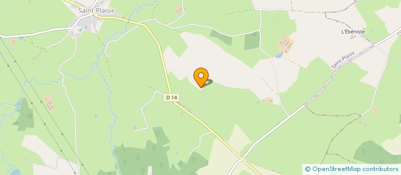 localisation de l'entreprise GROUPEMENT AGRICOLE D'EXPLOITATION EN COMMUN GENEST  SAINT-PLAISIR