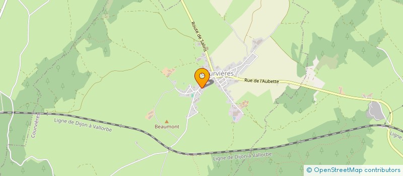 localisation de l'entreprise GROUPEMENT AGRICOLE D'EXPLOITATION EN COMMUN GRESSET à COURVIERES