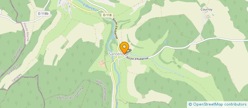 localisation de l'entreprise GROUPEMENT AGRICOLE D EXPLOITATION EN COMMUN GUENIN à VILLARS-SANTENOGE