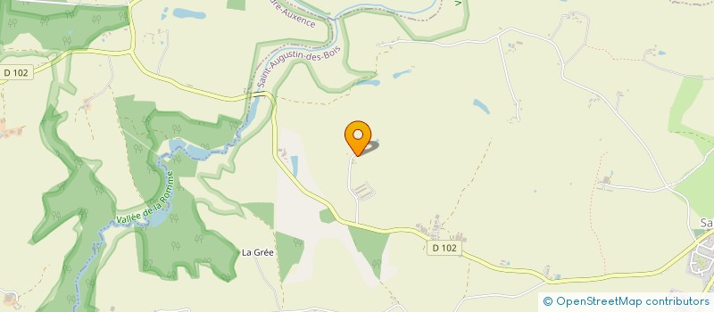 localisation de l'entreprise GROUPEMENT AGRICOLE D'EXPLOITATION EN COMMUN JOUVE BERTEAU  SAINT-AUGUSTIN-DES-BOIS