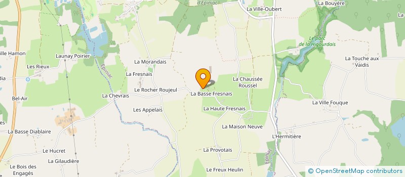 localisation de l'entreprise GROUPEMENT AGRICOLE D'EXPLOITATION EN COMMUN KER LANNOUE à EPINIAC
