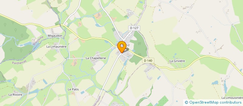 localisation de l'entreprise GROUPEMENT AGRICOLE D EXPLOITATION EN COMMUN L'ALPINE à POUGNE-HERISSON