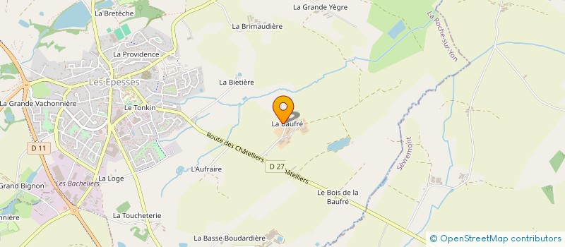localisation de l'entreprise GROUPEMENT AGRICOLE D'EXPLOITATION EN COMMUN L'HORIZON à SAINT-MALO-DU-BOIS