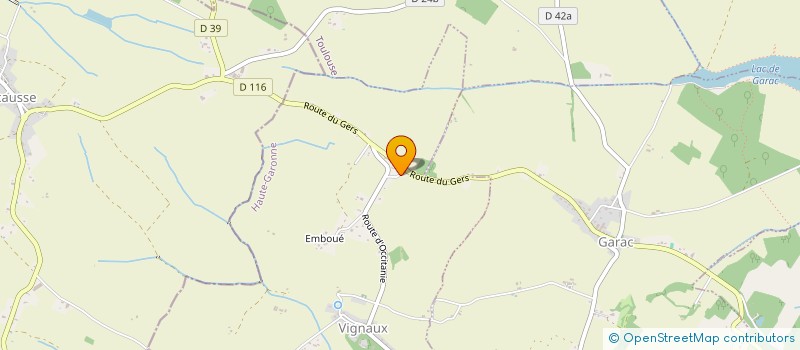 localisation de l'entreprise GROUPEMENT AGRICOLE D'EXPLOITATION EN COMMUN LA CLOTE  VIGNAUX