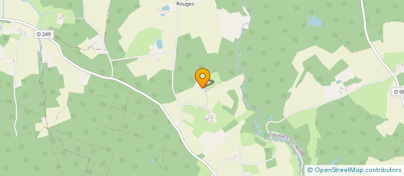 localisation de l'entreprise GROUPEMENT AGRICOLE D'EXPLOITATION EN COMMUN LA FERME DE L'AUBERDIERE à MONTAILLE