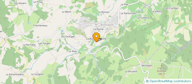 localisation de l'entreprise GROUPEMENT AGRICOLE D'EXPLOITATION EN COMMUN LA FERME DU PRE NEUF à RONTALON