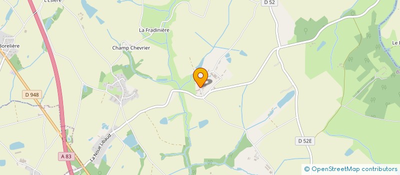 localisation de l'entreprise GROUPEMENT AGRICOLE D'EXPLOITATION EN COMMUN LA FRAIGNAIE à BOURNEZEAU