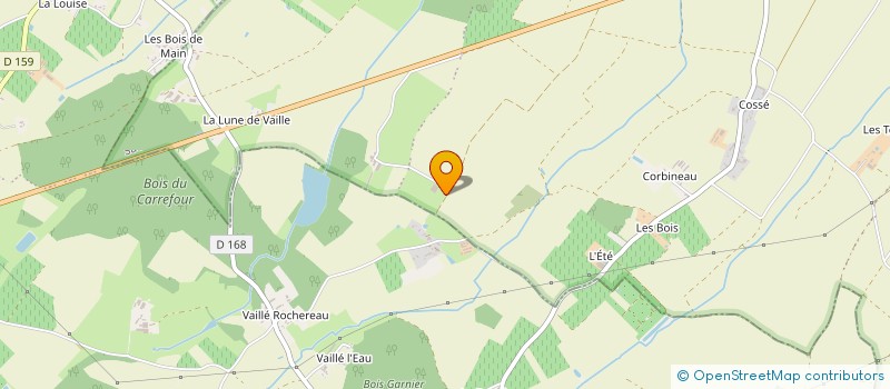 localisation de l'entreprise GROUPEMENT AGRICOLE D'EXPLOITATION EN COMMUN LA HAIE ROULEAU à DOUE-EN-ANJOU