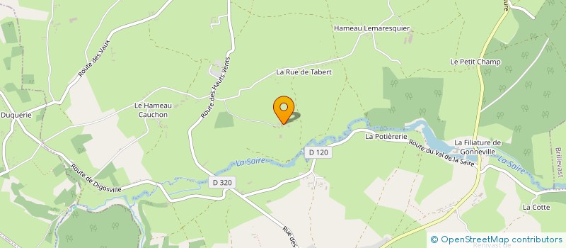 localisation de l'entreprise GROUPEMENT AGRICOLE D'EXPLOITATION EN COMMUN LA PINTERIE à GONNEVILLE-LE THEIL